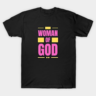 Woman Of God | Christian Typography T-Shirt